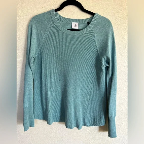 CAbi 5133 Blue Sky Swing Sweater Small EUC - Picture 1 of 5